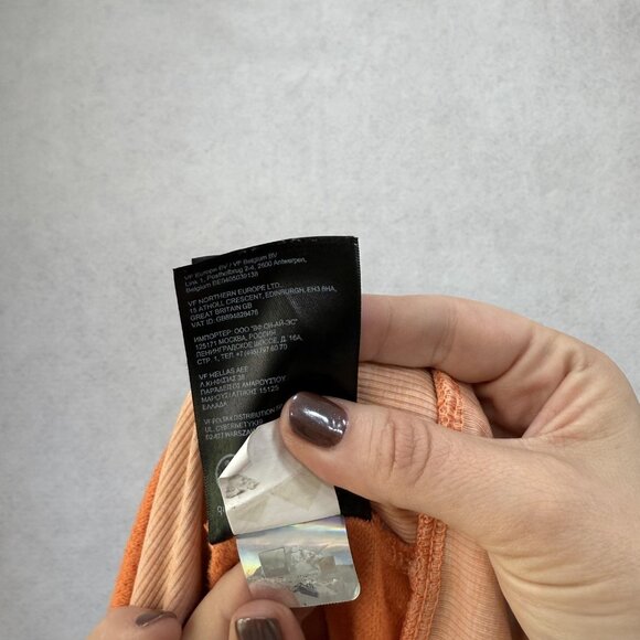 The North Face Sweater Womens Medium Orange Open Front Cardigan Pockets NF0A82Q1 - Picture 11 of 13